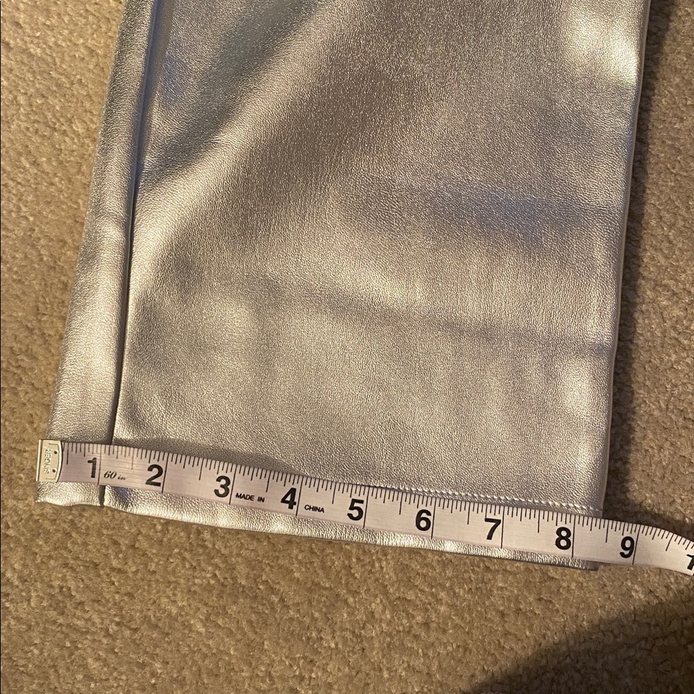 Abercrombie & Fitch NWT size 31(12) high rise silver pants - Picture 8 of 10